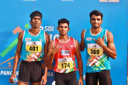 Maharashtra’s sprinters were the stars of the day with three gold at KIYG