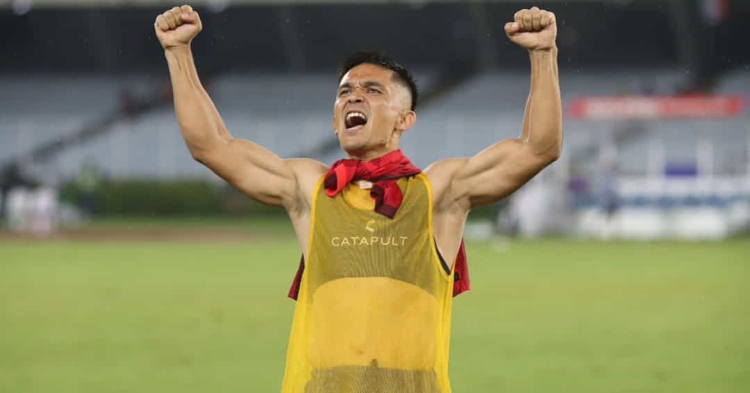 Sunil Chhetri draws level with Ferenc Puskas on international goals