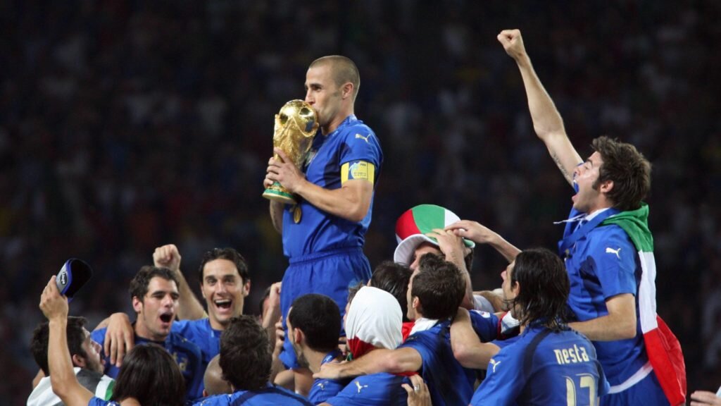 Italy and Germany are both join 2nd in the list for most World Cup titles. 