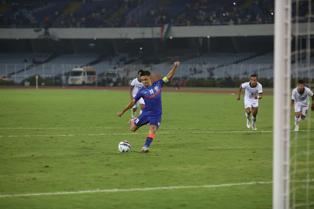Sunil Chhetri brace hands India perfect start against Cambodia