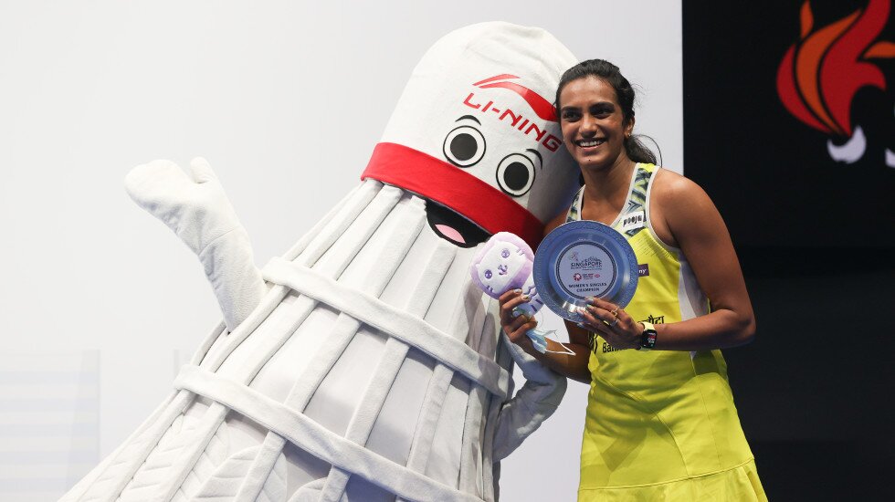 BWF Singapore Open PV Sindhu scripts history with title triumph