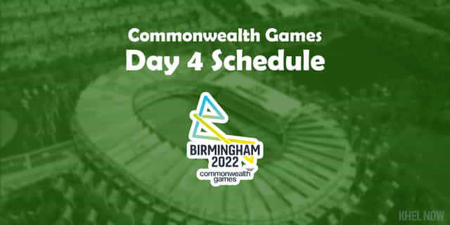 Commonwealth Games 2022 Day 4: Updated India Schedule