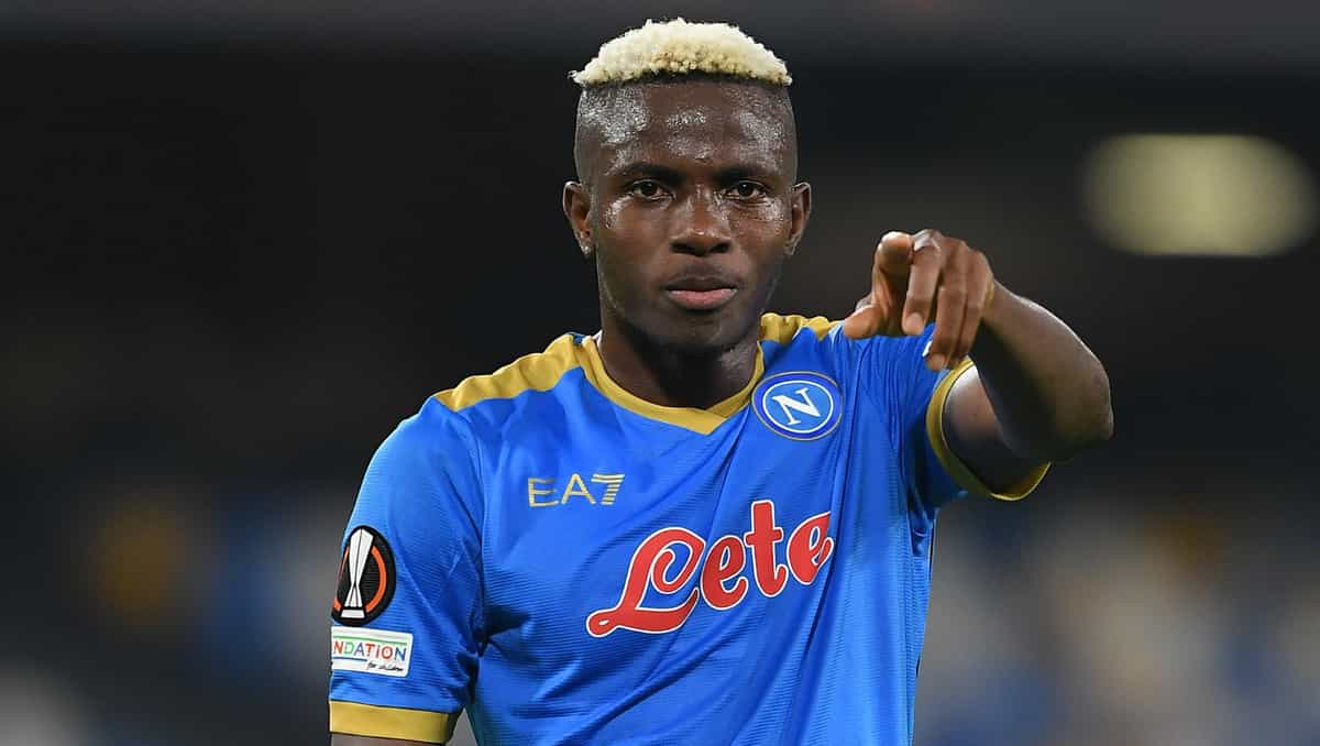 Victor Osimhen hits back at Napoli teammate Khvicha Kvaratskhelia's agent