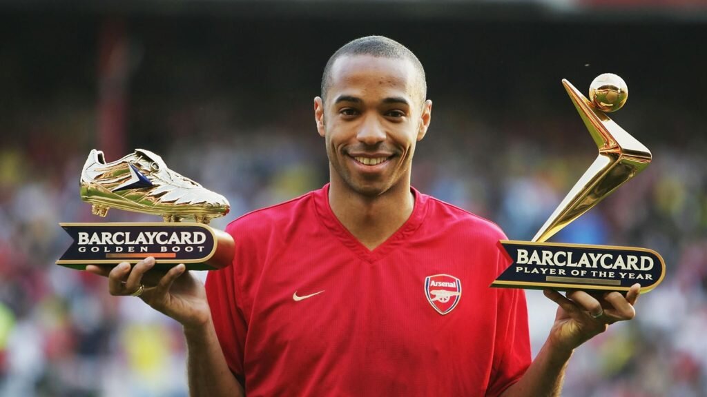 Thiery Henry Premier League golden boot 