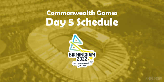 Commonwealth Games 2022 Day 5: Updated India Schedule