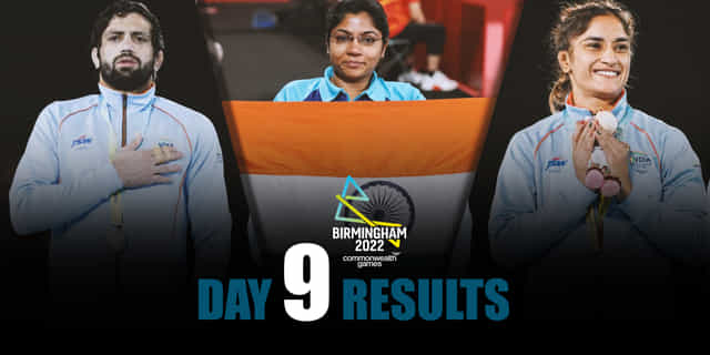Commonwealth Games 2022 Day 9 Updated Results & Medal Tally: India bag 14 more medals to increase tally