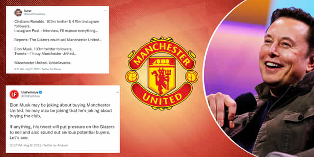 Twitter reacts to Elon Musk's tweet about buying Manchester United