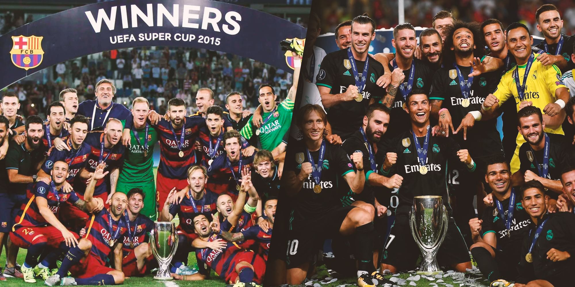 Top 10 clubs with most UEFA Super Cup titles