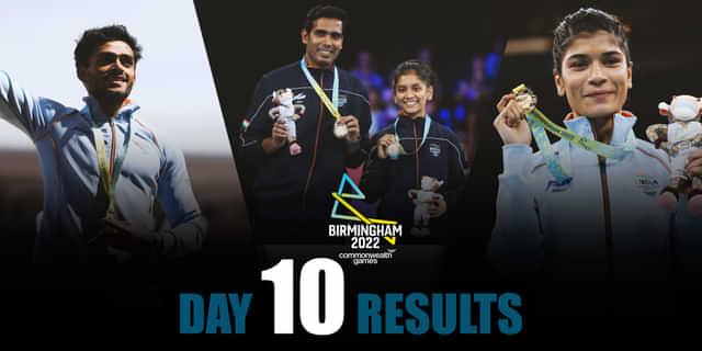 Commonwealth Games 2022 Day 10 Updated Results & Medal Tally: India clinch gold medals in TT, boxing, athletics