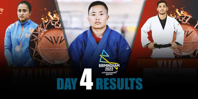 Commonwealth Games 2022 Day 4 Updated Results and Medal Tally: Shushila, Vijay, Harjinder add medals to India's name