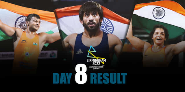 Commonwealth Games 2022 Day 8 Updated Results & Medal Tally: Wrestlers bag three gold medals, silver, two bronze