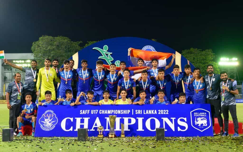 India thrash Nepal to lift SAFF U-17 Championship 2022