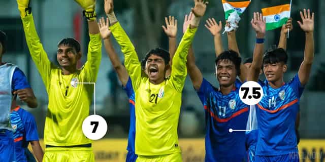 Ratings: Vanlalpeka Guite shines as India earn revenge over Nepal