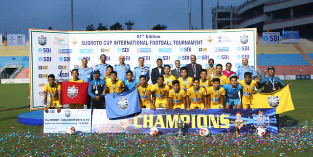 Heirok Higher Secondary School lift Subroto Cup Boys U-14 title
