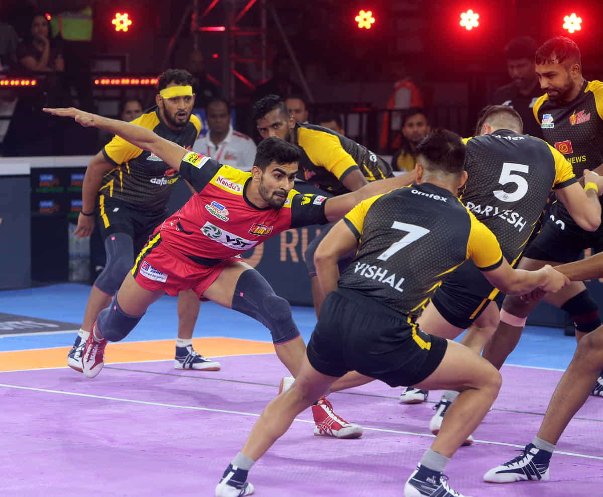 Bengaluru Bulls beat Telugu Titans to win first derby of PKL 9
