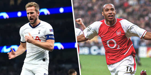 Top five players with most goals in London Derbies 