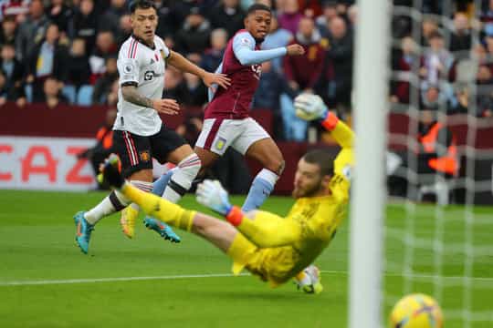 Manchester United's 23-match unbeaten away run against Aston Villa ends