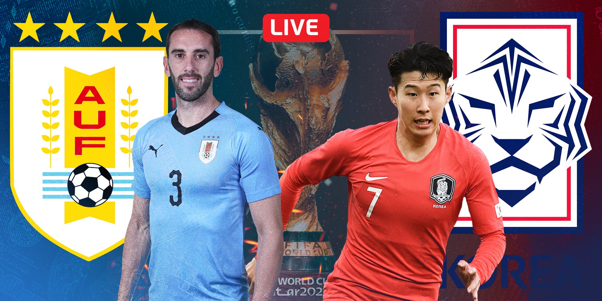 Uruguay vs South Korea Live