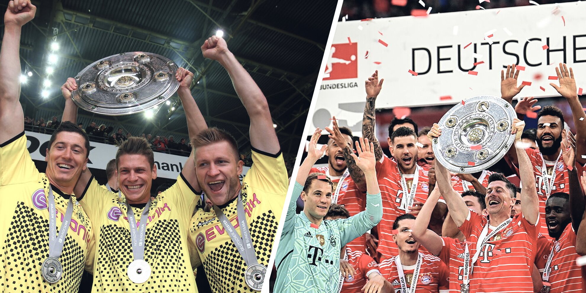 Top 10 clubs with most Bundesliga titles in history