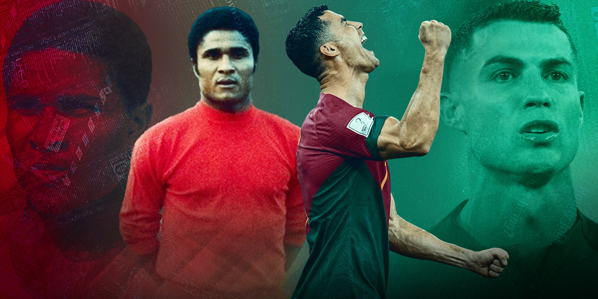 Top eight highest World cup goal scorers for Portugal