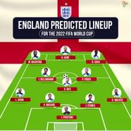 England Predicted Lineup For 2022 FIFA World Cup