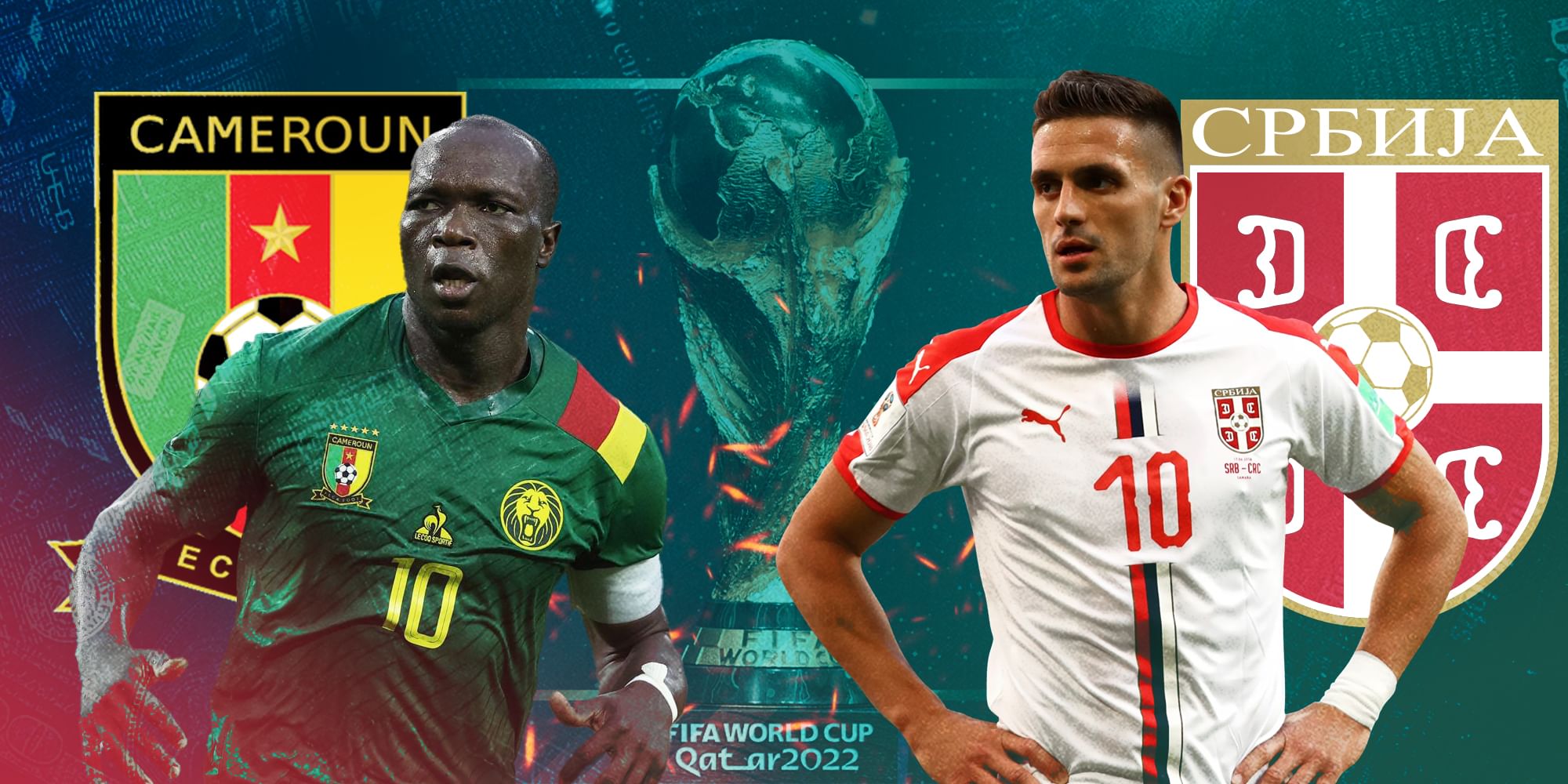 Cameroon vs. Serbia, 2022 FIFA World Cup Group G, fifa plus ao vivo 