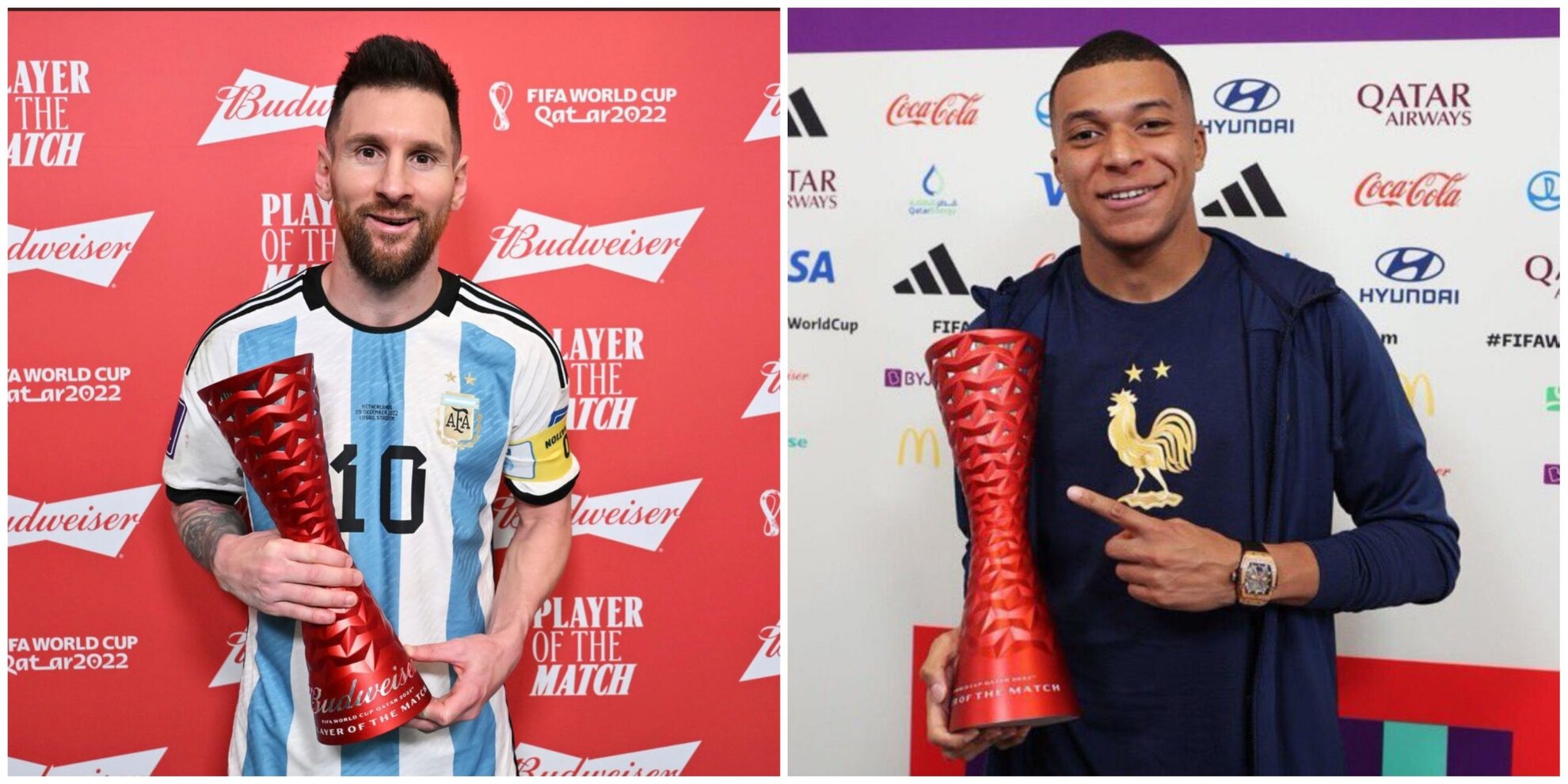 Top five players with most Man of the Match awards in FIFA World Cup 2022