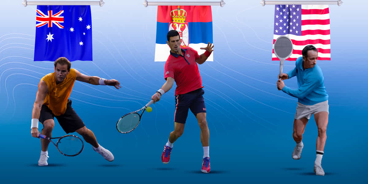 Australian Open: Top five countries with most men's singles title winners in Open Era