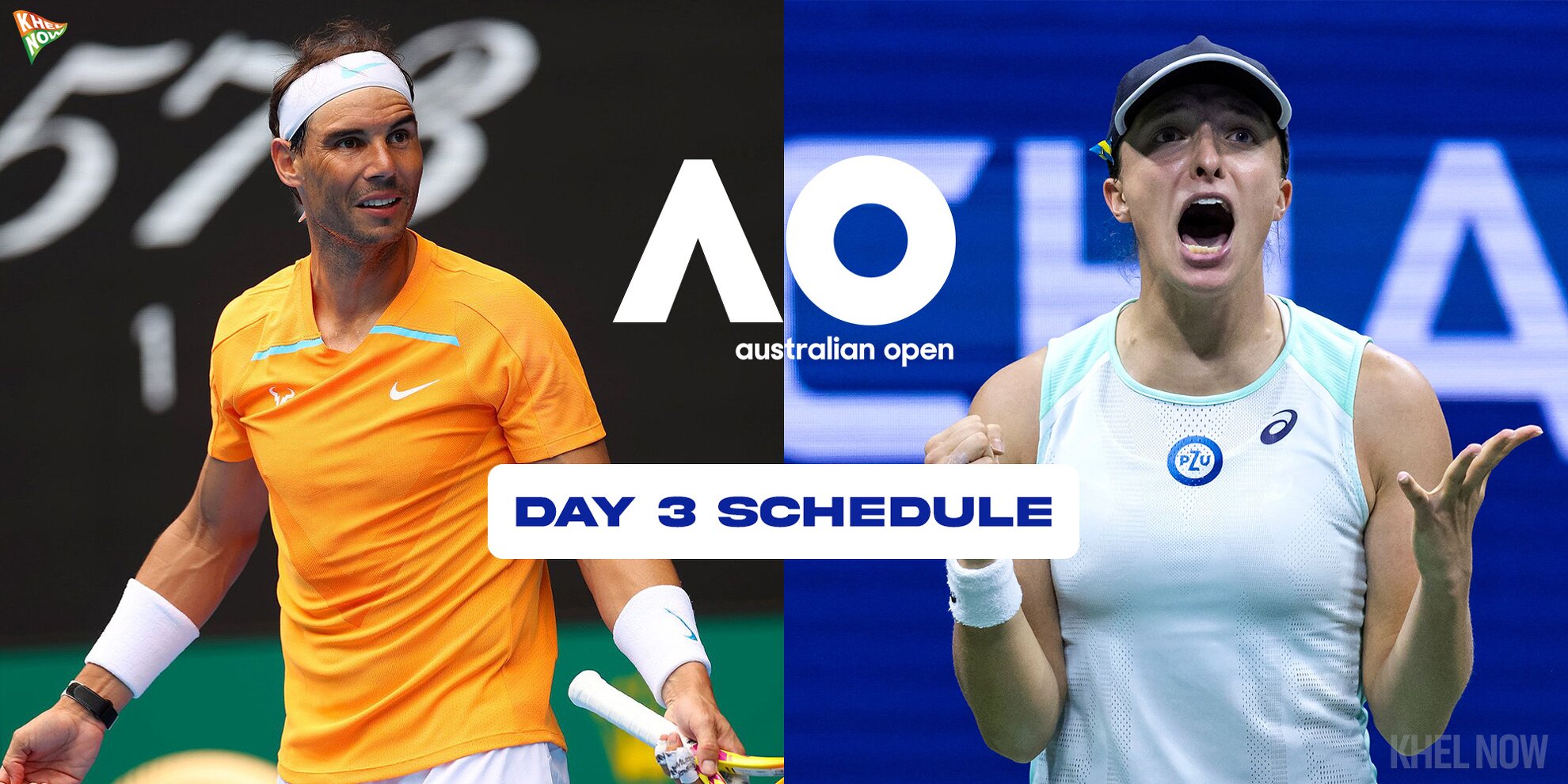 Australian Open Day 3 Schedule