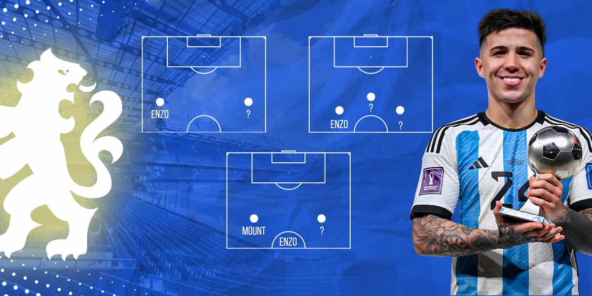 <strong>Three ways Chelsea can line up with Enzo Fernandez</strong>