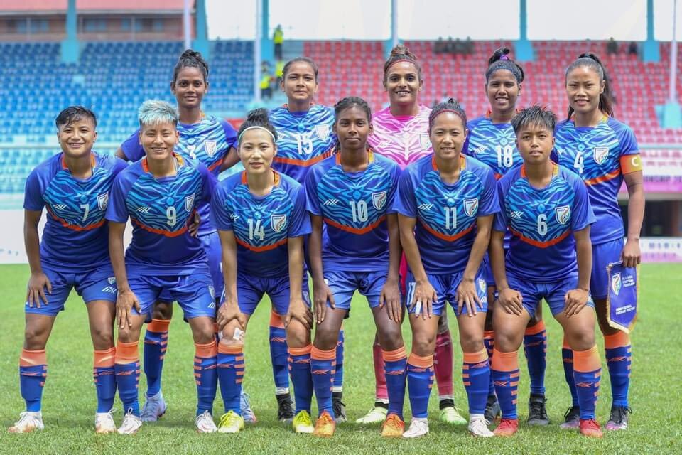 Indian Women's Football Team Paris Olympics 2024 Asian Qualifiers Round 1