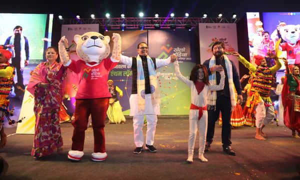 Khelo India Youth Games: MP CM Shivraj Singh Chouhan unveils mascot, torch and theme song