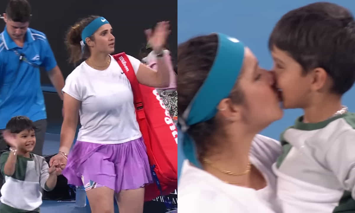 Watch: Sania Mirza shares adorable moment with son Izhaan after reaching Australian Open 2023 final