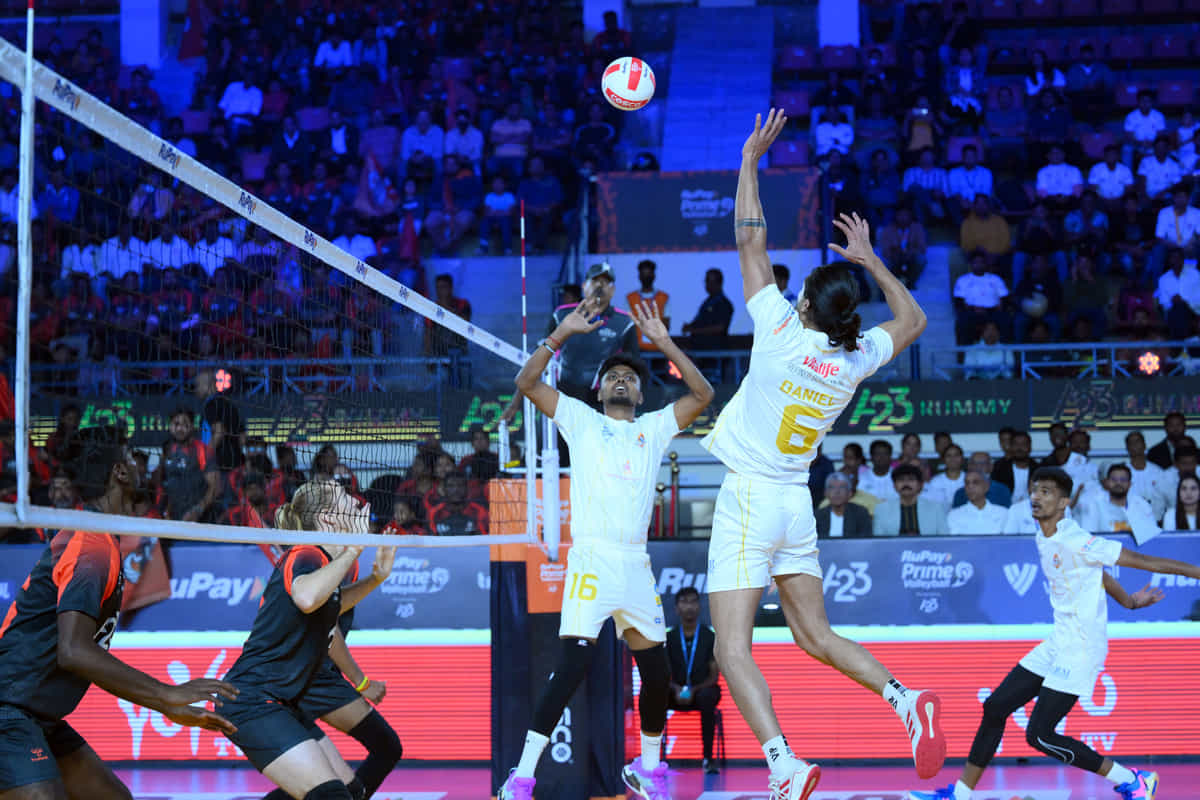 PVL 2023: Ahmedabad Defenders go down against Hyderabad Black Hawks