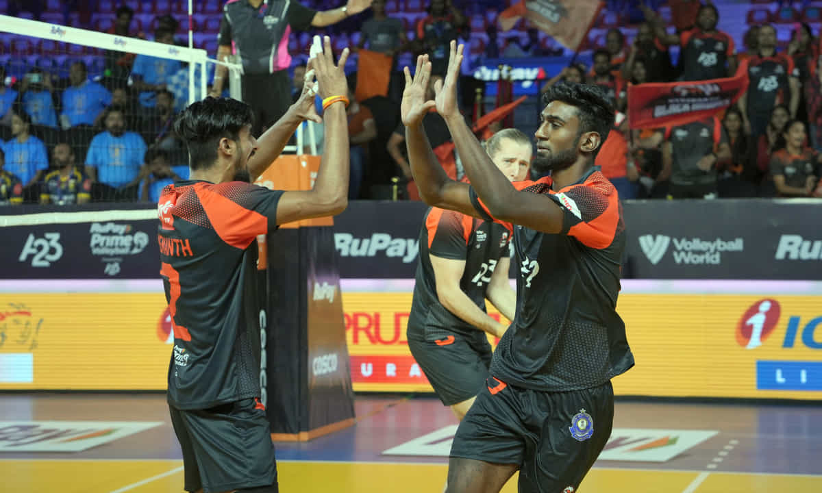 PVL 2023: Hyderabad Black Hawks climb to third with win over Kochi Blue Spikers