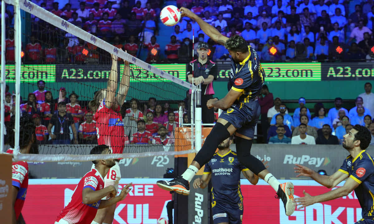 PVL 2023: Kochi Blue Spikers stun Calicut Heroes to record season's first win in Derby thriller