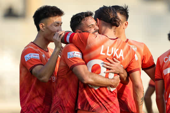 RoundGlass Punjab rise to the top with an 8-0 thumping of Sudeva