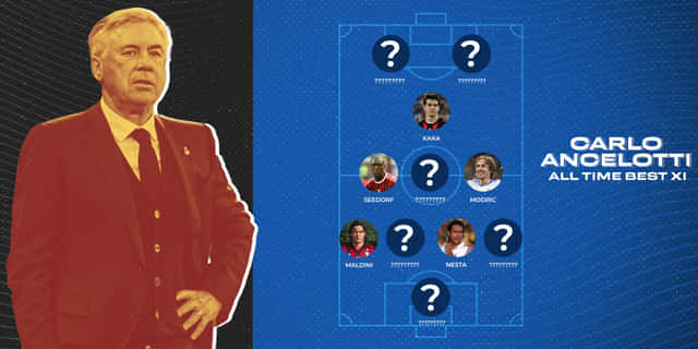 All-time greatest XI managed by Carlo Ancelotti