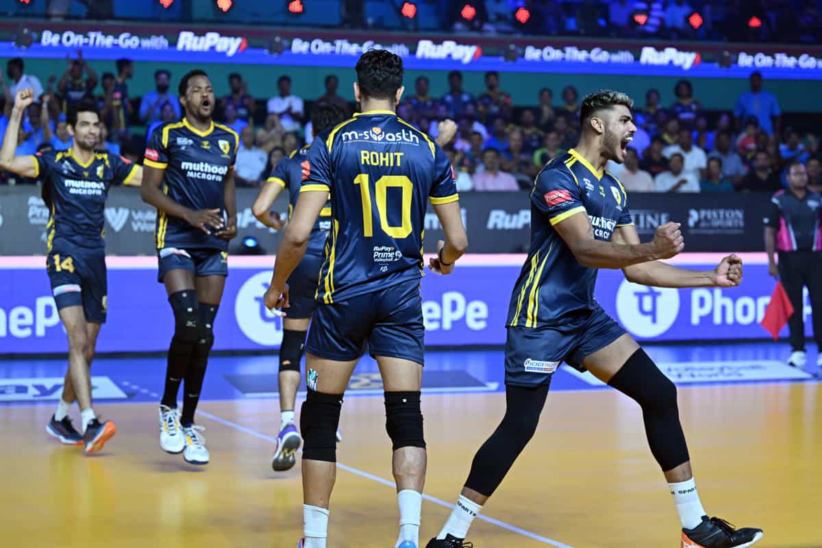 PVL 2023: Kochi Blue Spikers beat Mumbai Meteors in final game of season