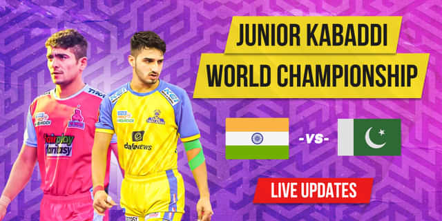 Junior Kabaddi World Championship 2023: India vs Pakistan live updates