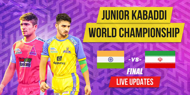 Junior World Kabaddi Championship 2023 Final: India vs Iran live updates