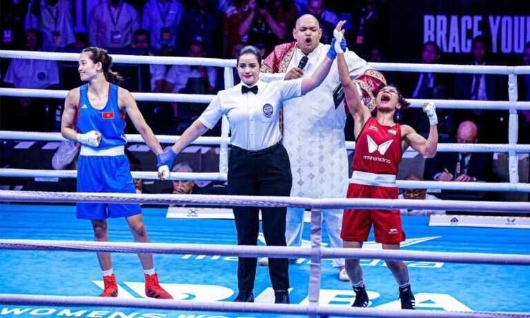 2023-03-iba-womens-world-boxing-championships-nikhat-zareen-gold-medal-reaction