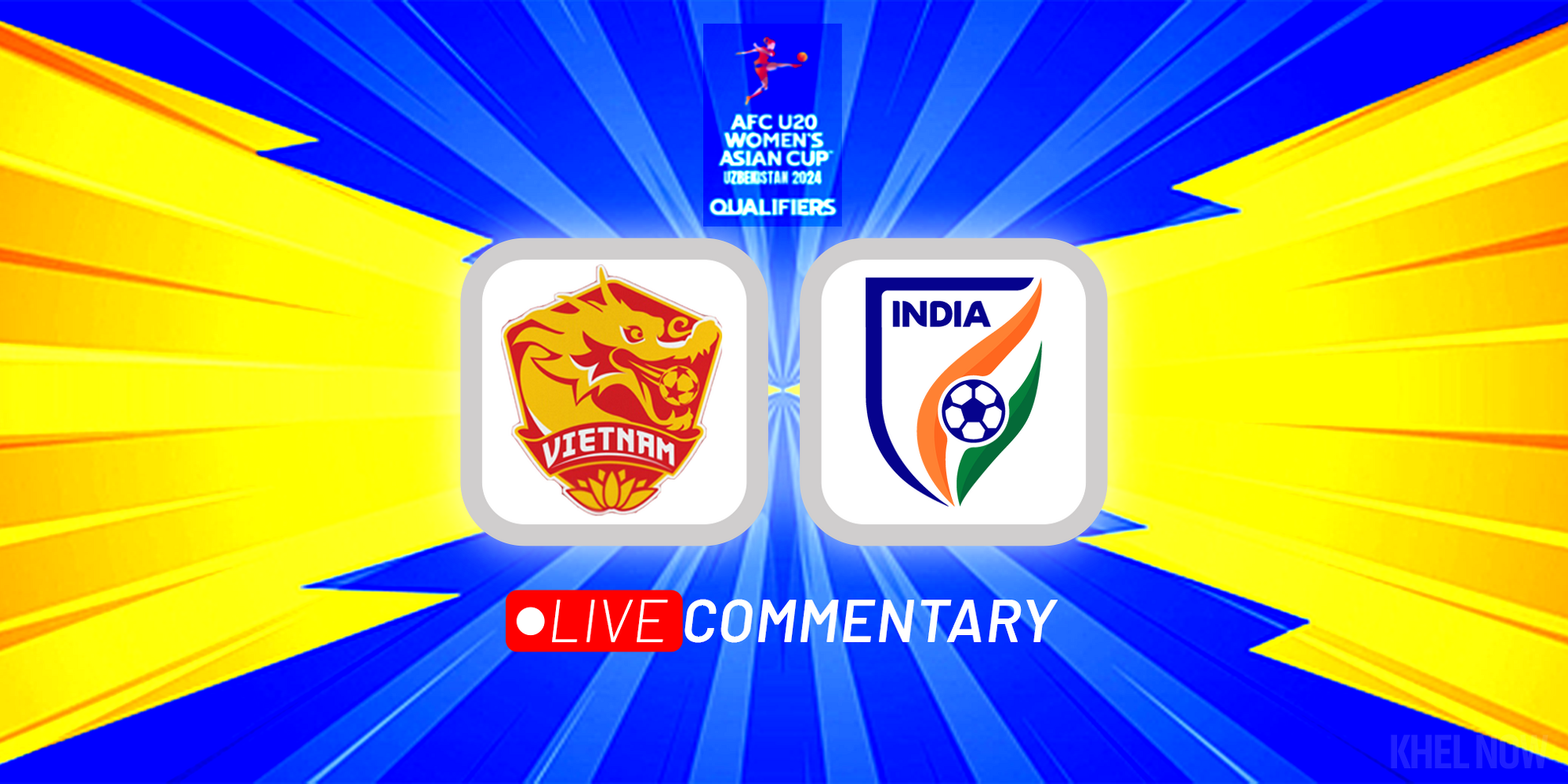 Kualifikasi Piala Asia U-20 Putri AFC: Vietnam vs India Live
