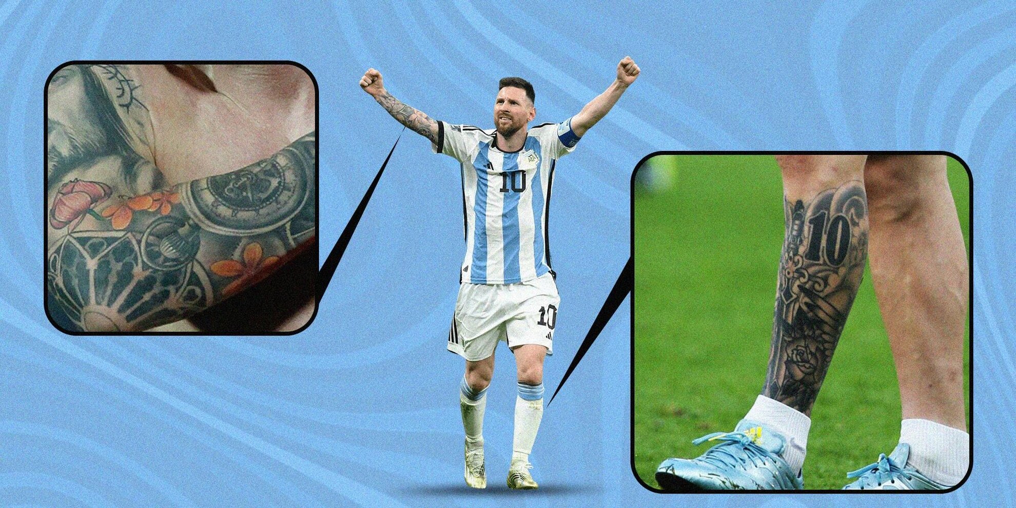 Lionel Messi's 18 Tattoos and the Stories Behind Them