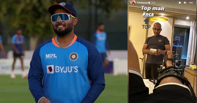 Rishabh Pant starts his rehabilitation at the NCA
