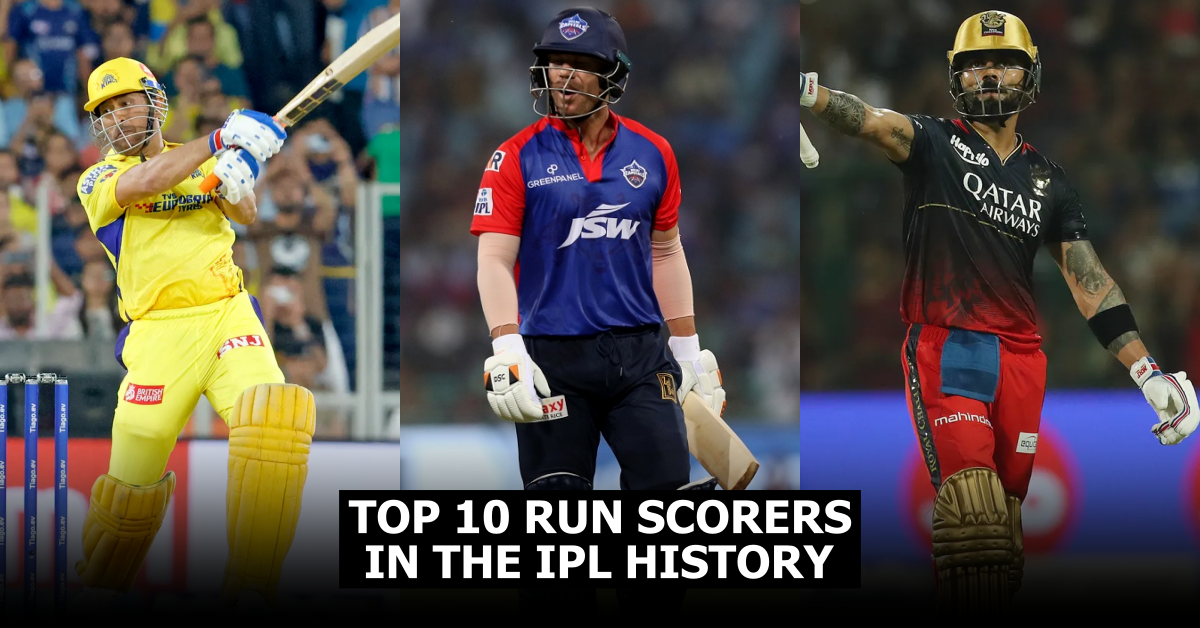 Top 10 highest run scorers ever in the IPL