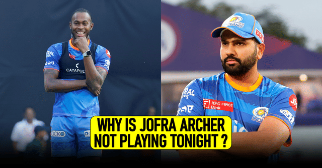 IPL 2023: Revealed: Why Jofra Archer isn't included in Mumbai Indians' playing XI vs GT