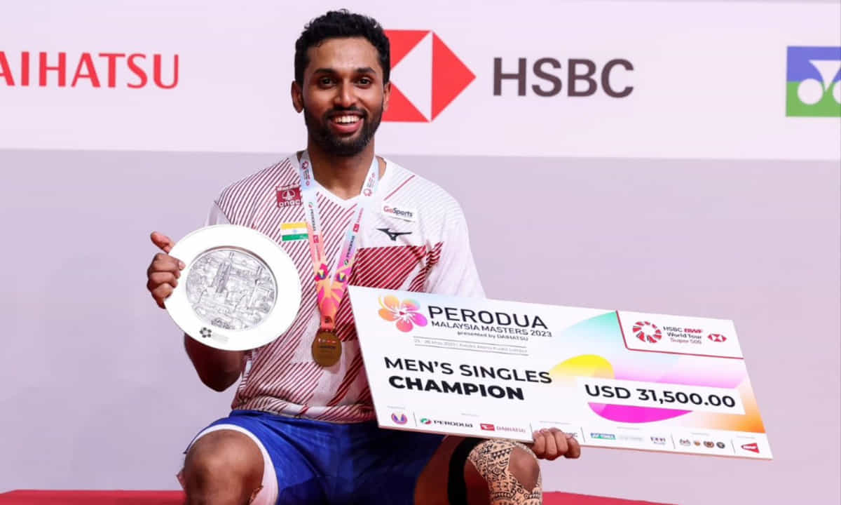 HS Prannoy defeats Weng Yang to claim maiden BWF World Tour title at Malaysia Masters 2023