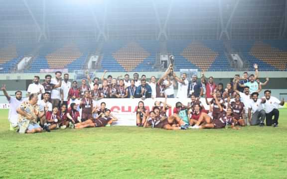 IWL: Gokulam Kerala complete hat-trick of titles with thumping win over Kickstart FC