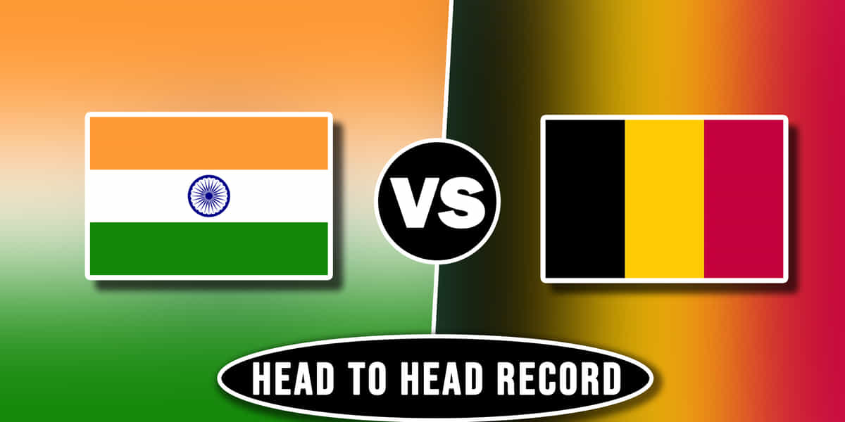 Hockey India vs Belgium Head To Head